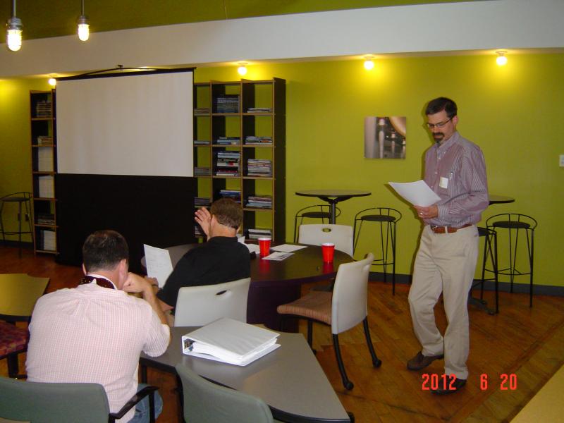 Mike Gray of ASPE Richmond teaching an Appetizer Educational Seminar